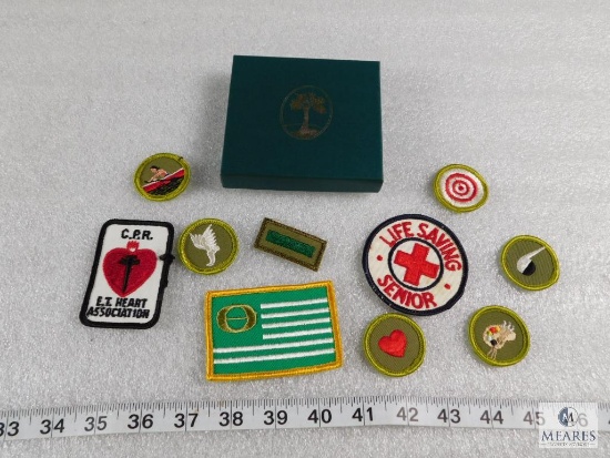 Lot of 10 Assorted Patches - Includes Boy Scout Merit Badges