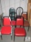 Lot of 6 assorted Restaurant type Chairs