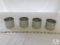 Lot of 4 American Metalcraft Doughnut Cutters