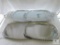 Lot of 4 Serving Trays Platters - 2 with handles, 47251, CT-1813H
