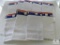 Lot of 8 Crestware Bistro Aprons White