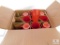 Case of 33 International Tableware 12 oz Funnel Coffee Latte Cups Red