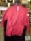 Chef Revival Long Sleeve Coat Burgundy Red sz large