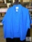 Happy Chef Royal Blue Short Sleeve Coat sz XXL