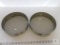 Lot of 2 Stainless Steel Sifting Screens