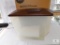 Tablecraft Slimline Twin Beverage Dispenser with Drip Trays - Brown