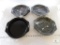 Lot of 4 Adcraft Non Stick Pie Plate Pans