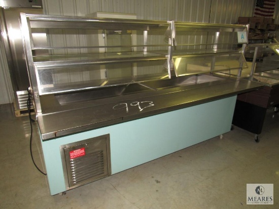 Deluxe model Colorpoint 96" refrigerated salad bar, Model: 96-CFM-EB