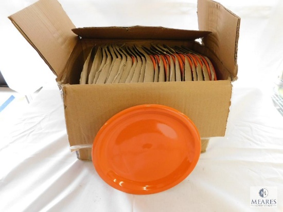 Case of 24 International Tableware CAN-16-O 9" Orange Ceramic Plates