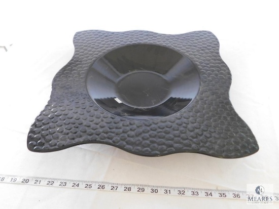 Large GET Decorative Black Melamine Bowl
