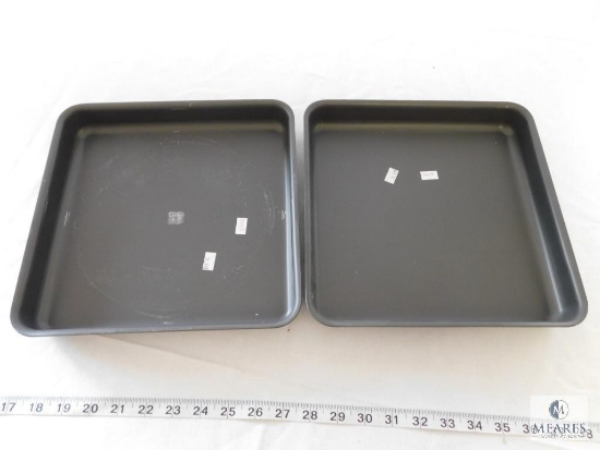 Lot of 2 Non-stick 10" x 10" Square Baking Tins
