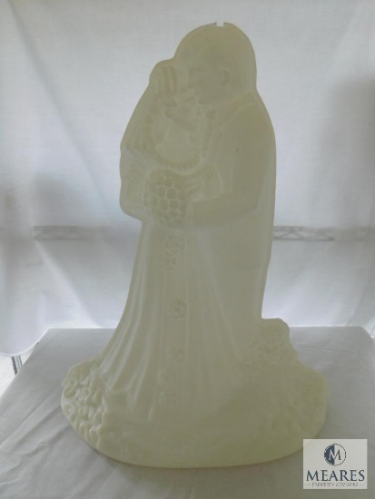 28" White blow mold Wedding Couple Bride & Groom Decoration