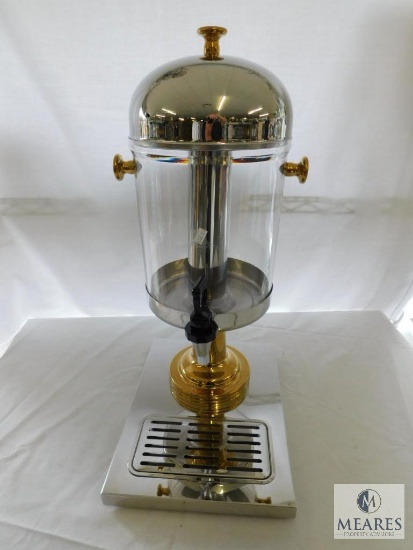 Clear, Silver & Gold Tone dispenser (approximately 2 gal)