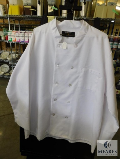 Best Textiles White Long Sleeve Chef Coat sz XL 46-50