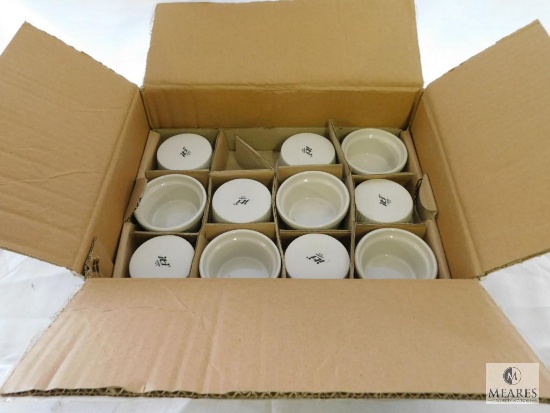 Case of 23 International Tableware White Fluted Ramekin 3 oz Bowls