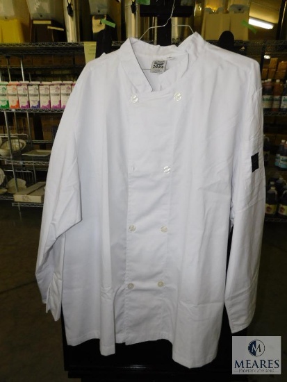 Chef Revival White Long Sleeve Chef Coat sz 3XL