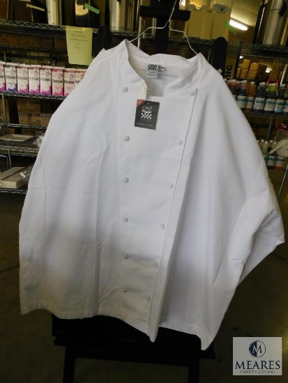 Chef Revival White Long Sleeve Chef Coat sz 4XL