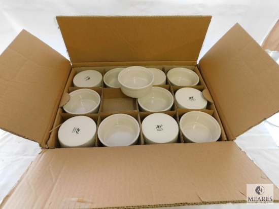 Case of 36 International Tableware White FLuted Ramekin 6 oz Bowls