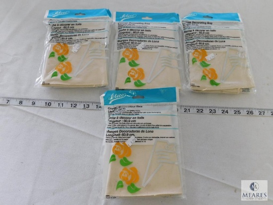 Lot of 4 Canvas Decorating Bag 24" Length each