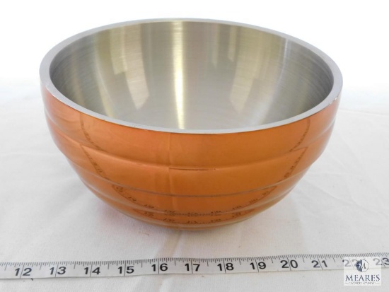 Vollrath Stainless Steel double wall Mixing Bowl - copper tone