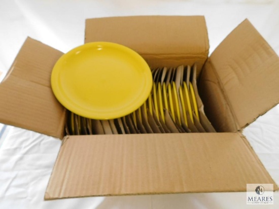 Case of 24 International Tableware CANY-8Y 9" Yellow Ceramic Plates