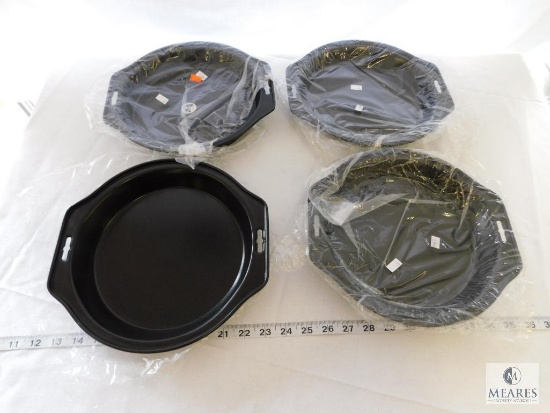 Lot of 4 Adcraft Non Stick Pie Plate Pans