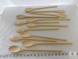 Lot of 12 Wooden Spoons