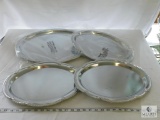 Lot of 5 Serving Platters Tray with Ornate Design, STPV-510, CT1813V