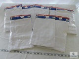 Lot of 8 Crestware Bistro Aprons White