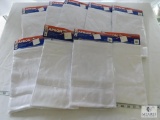 Lot of 8 Crestware Bistro Aprons White