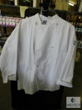 Chef Revival White Coat Long Sleeve sz Medium Regular