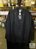Chef Revival Black Coat Long Sleeve sz Medium