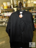 Happy Chef Black Long Sleeve Chef Coat sz XXL