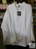 Chef Revival White Long Sleeve Chef Coat sz 3XL