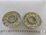 Lot of 2 Bundt Cake Pans Tins