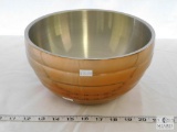 Vollrath Stainless Steel double wall Mixing Bowl - copper tone