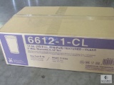 Case 6 dozen 12 oz Textured Clear Tumbler Cups
