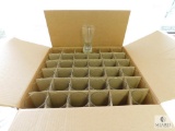 Case of 35 Libbey 1183 Heat Treated Pilsner Glasses 15oz