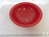 Large GET Melamine Red Footed Mixing or Serving Bowl, B-796-RSP