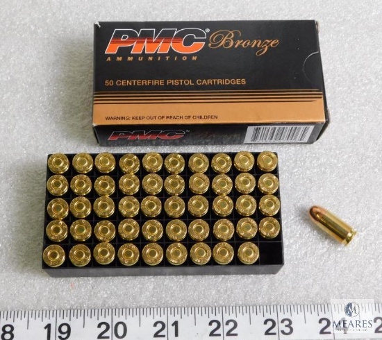50 rounds PMC .380 acp ammunition 90 grain FMJ