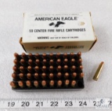 American Eagle .30 carbine, 110 gr metal case bullet, 50 rds