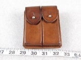 Leather pouch for small single stack mags