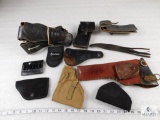 Lot of holsters and pouches