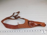 Small leather shoulder holster, fits Colt 1905 and similar sized semi auto pistols