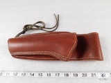 New Hunter left handed leather holster, fits Ruger Single 6, 6 1/2 and similar