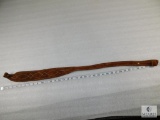 Leather rifle sling