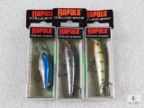 Qty 3 - New Rapala fishing lures