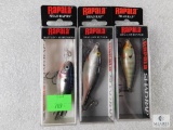 Qty 3 - New Rapala fishing lures