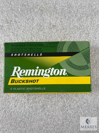 5 Rounds Remington 000 Buckshot. 12 Gauge 2-3/4" 8 Pellets.