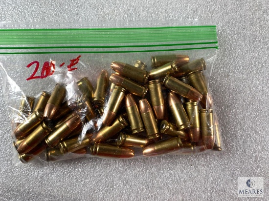 50 Rounds of Georgia Arms 147-grain Hollowpoint 9mm ammunition
